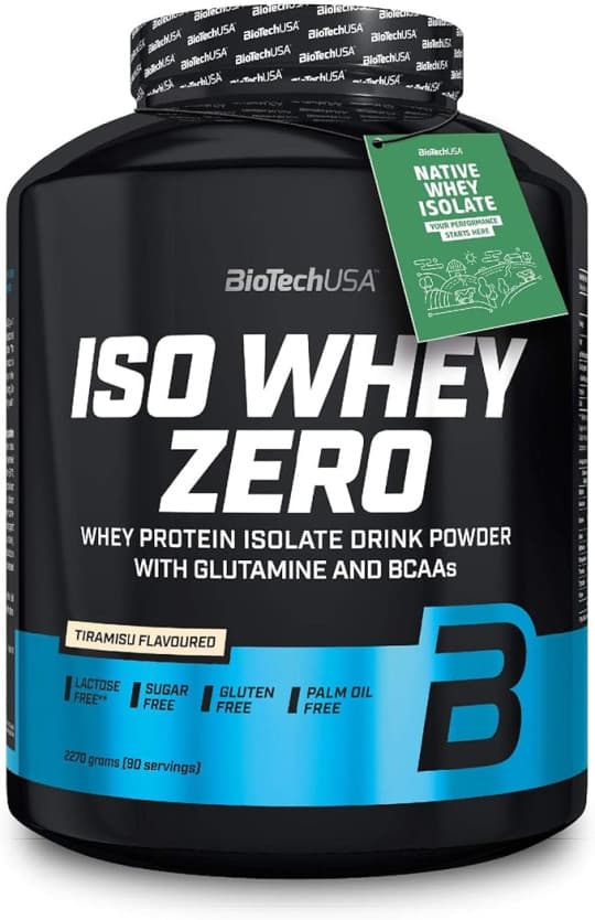 BioTechUSA Iso Whey Zero Tiramisu Flavoured Protein Powder, 2.27 kg