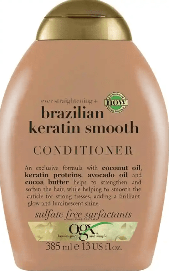 OGX, Conditioner, Ever Straightening+ Brazilian Keratin Smooth, 385Ml