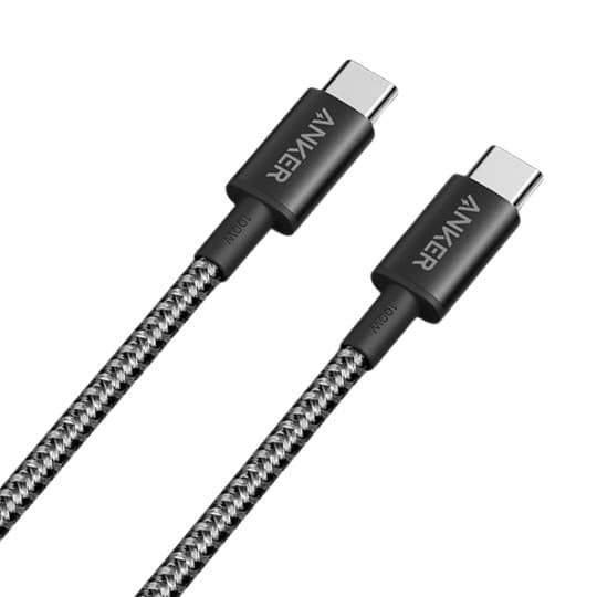 Anker USB-C to USB-C Adapter Cable, Model Nylon A8753, Length 1.8 Meters