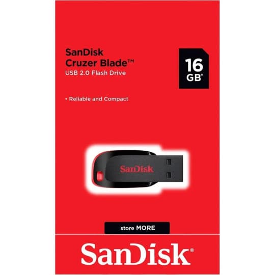 SanDisk 16GB flash memory