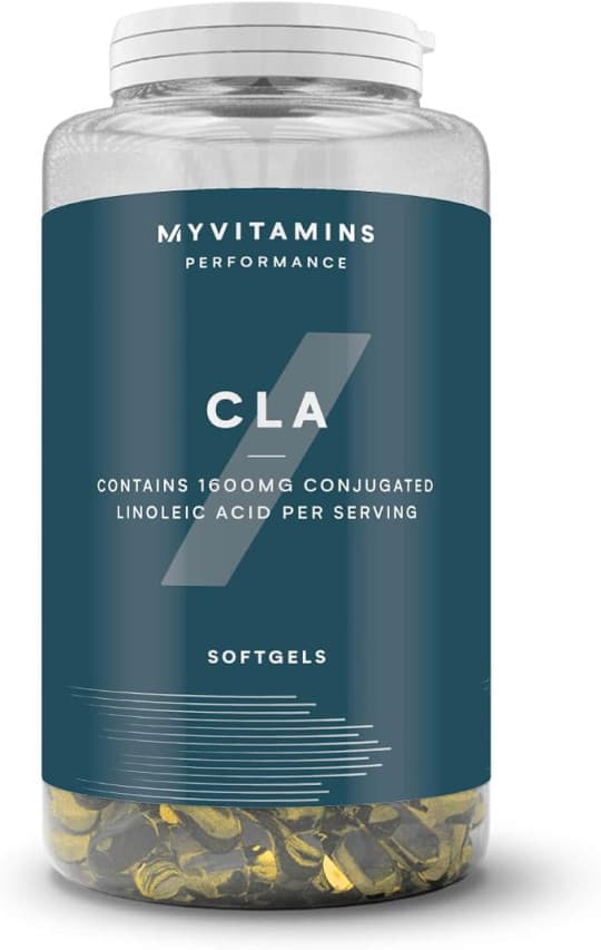 Myprotein CLA 1600 Mg Fat Burner , Inhibits Fat Storage , Reduce Body Fat Mass , Increase Lean Muscle , 180 Softgel